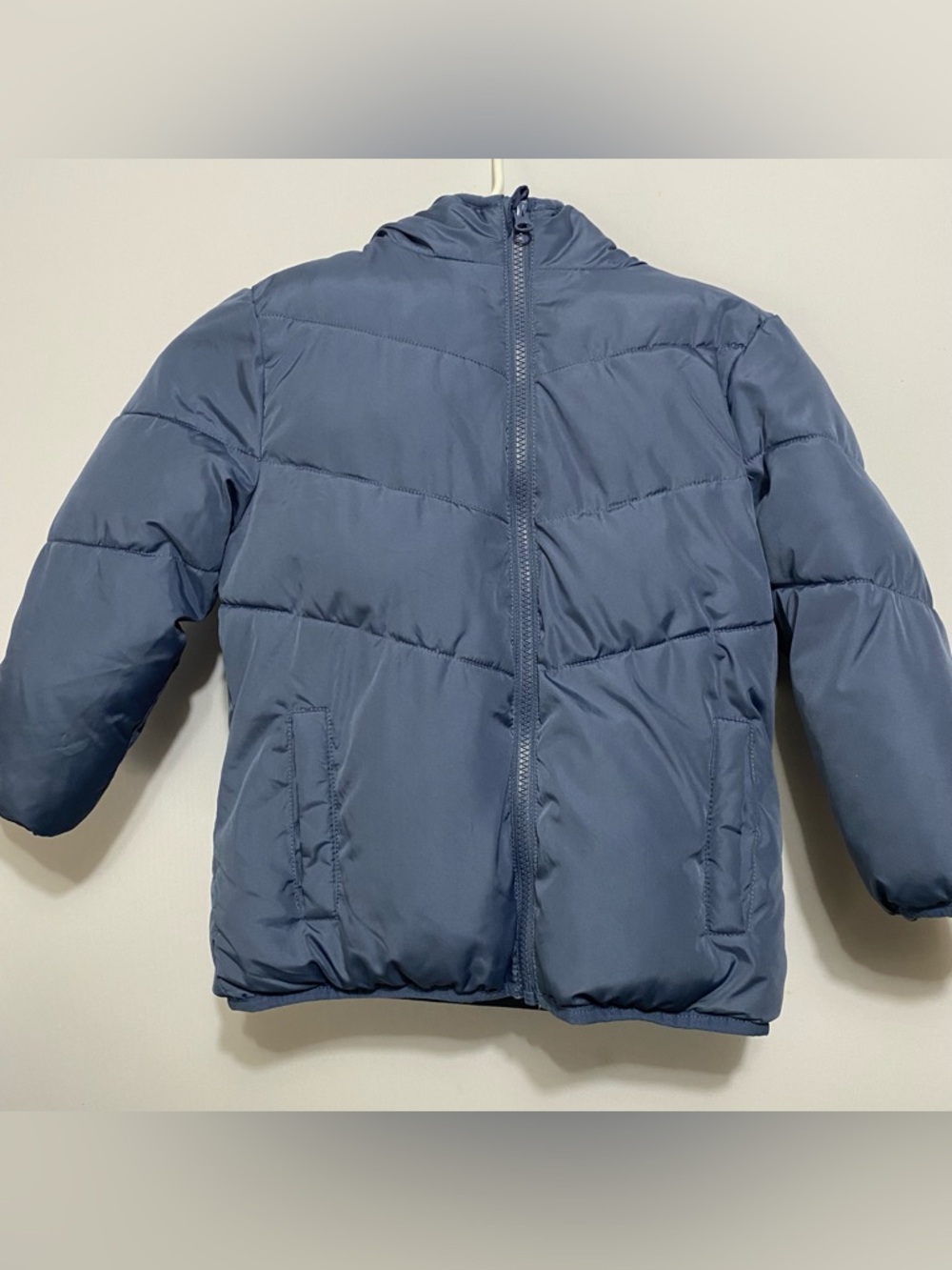 Swiss Tech Boy Blue Hooded Puffer Jacket Fleece Lined Size 5T